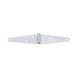 National Hardware N128-249 Strap Hinge, 1.61 In W Frame Leaf, Steel, Screw Mounting, 60 Lb
