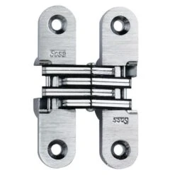 SOSS 208CUS19 5/8" X 2-3/4" Medium Duty Invisible Hinge For 1" Doors Black Finish