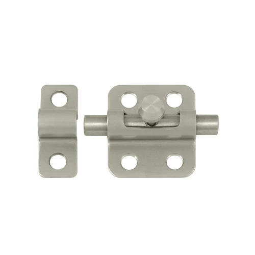 Deltana 2BBU15 2" Length Barrel Door Bolt Satin Nickel