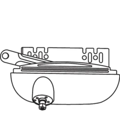 Brixwell 36-392lhbew Split Arm Casement Operator Blue White Handle Sold Seperately