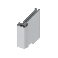 Hager 780-224LL 95 CLR ETW-12 RH Electrified Continuous Hinge Satin Aluminum Clear Anodized