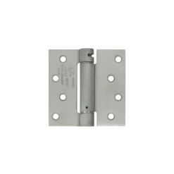 Deltana DSH44U32D 4" Height X 4" Width UL Listed Square Corner Mortise Spring Hinge Square Corner Satin Stainless Steel