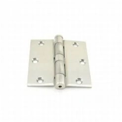 Stanley Security Solutions F19131232D 3-1/2" X 3-1/2" Full Mortise Standard Weight Square Corner Hinge # 037186 Satin Stainless Steel Finish