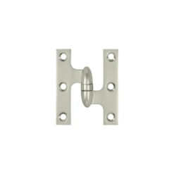 Deltana OK3025B14-R 3" Height X 2-1/2" Width Olive Knuckle Door Hinge With Ball Bearing Right Hand Polished Nickel