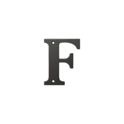 Deltana RL4F-10B Residential House Letter F Oil Rubbed Bronze 4"