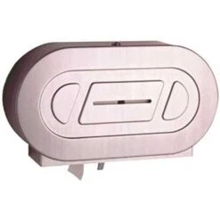 Bobrick Washroom Equipment 2892 Surface-Mounted Twin Jumbo-Roll Toilet Tissue Dispenser