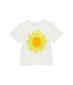 Stella McCartney Kids Tee With Sunflower Logo (Toddler/Little Kids/Big Kids)