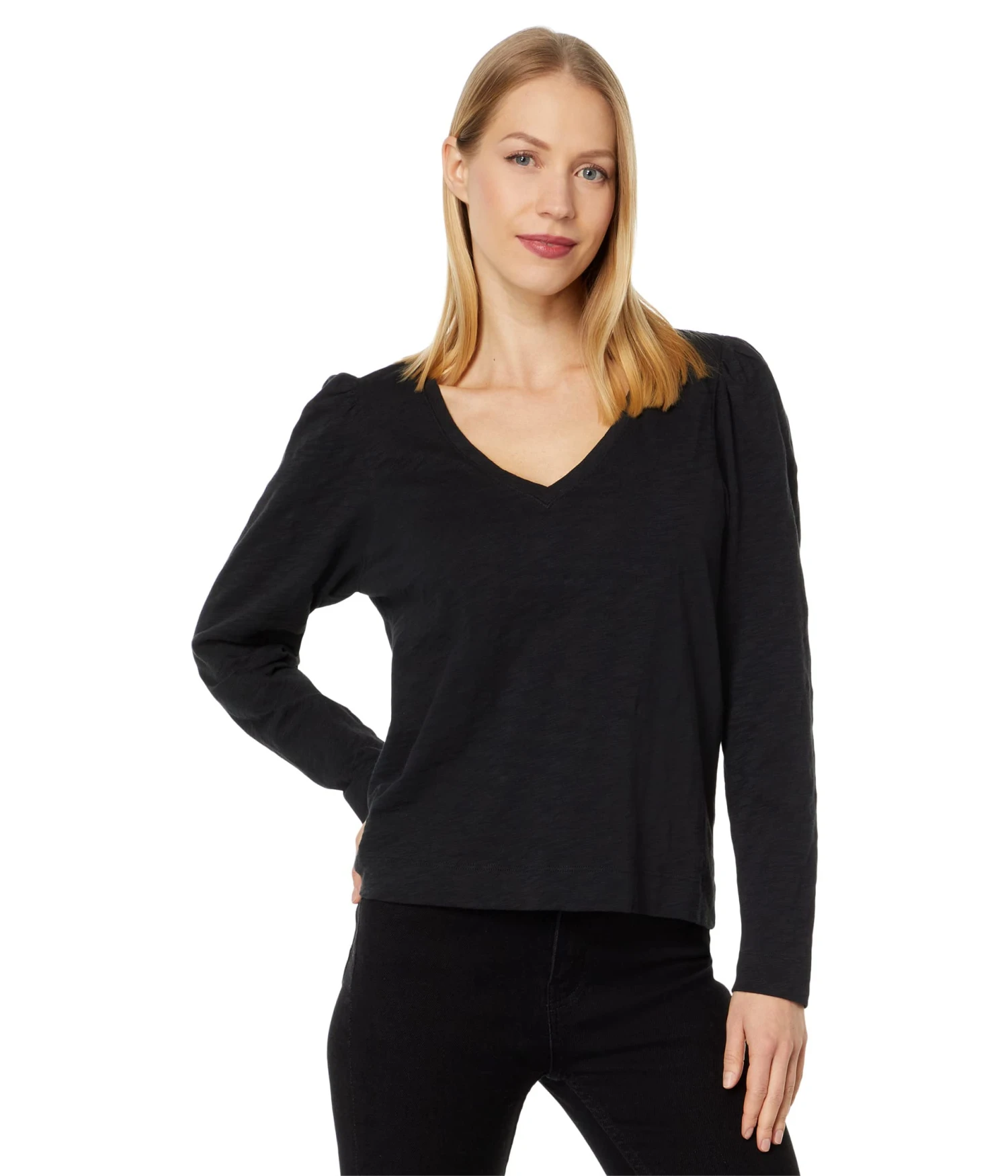 Lilla P Full Sleeve V-Neck