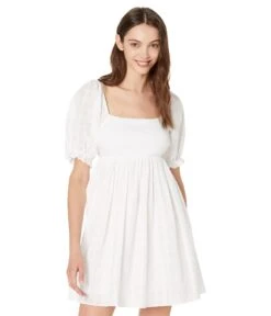 English Factory Mix Media Mini Dress