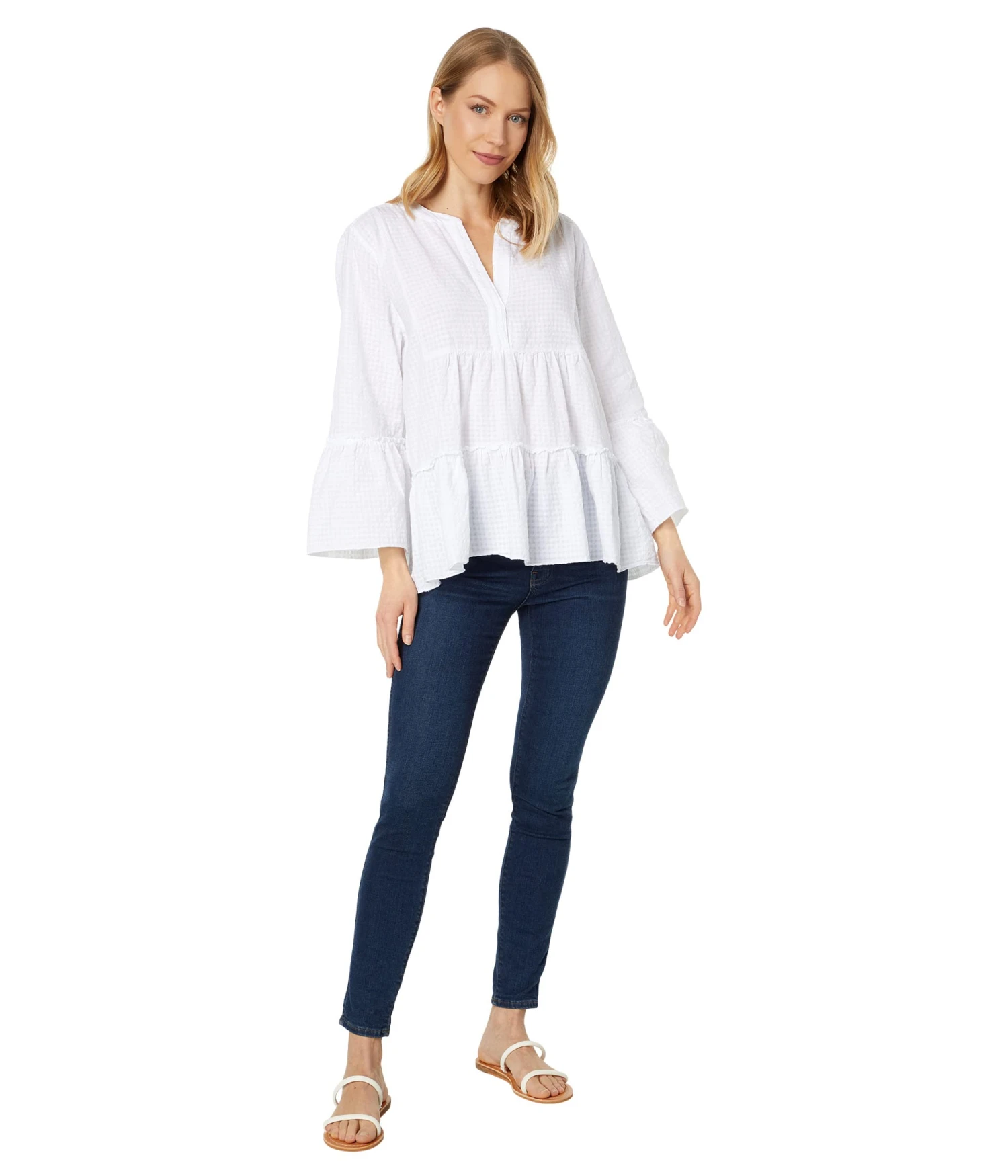 Dylan By True Grit Reese Cotton Ella Blouse - Image 4