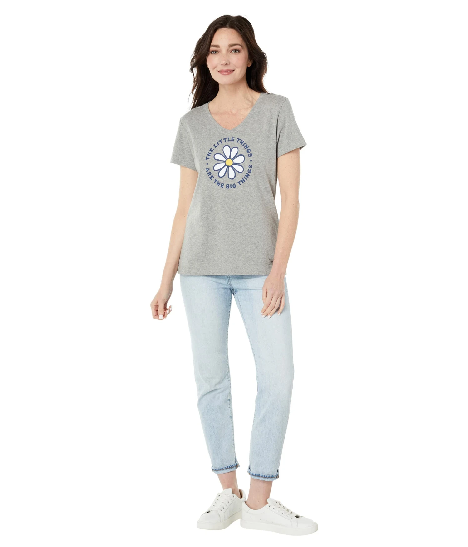 Life Is Good Little Things Daisy Crusher™ Vee - Image 4