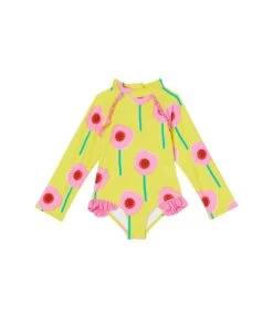 Stella McCartney Kids Flowers Swimsuit (Toddler/Little Kids/Big Kids)