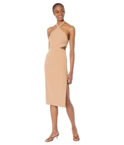 Bardot Amara Halter Midi Dress