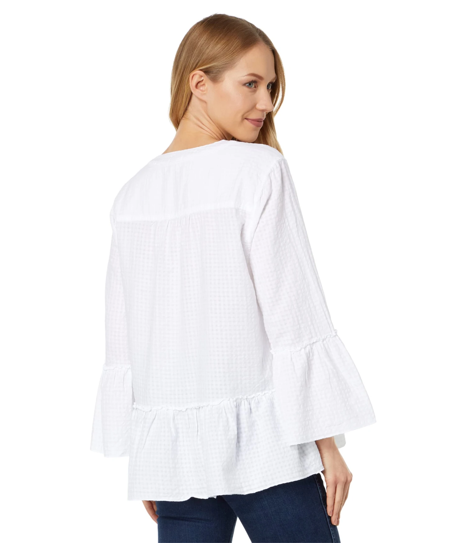 Dylan By True Grit Reese Cotton Ella Blouse - Image 2