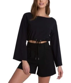 Juicy Couture Draw Cord Crop Top