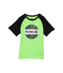 Hurley Kids Circle Print Fill UPF Shirt (Little Kids)