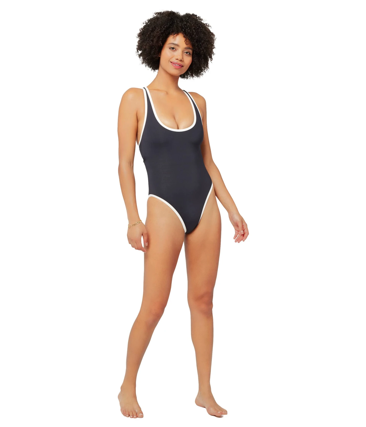 L*Space Color-Block Ebony One-Piece Classic