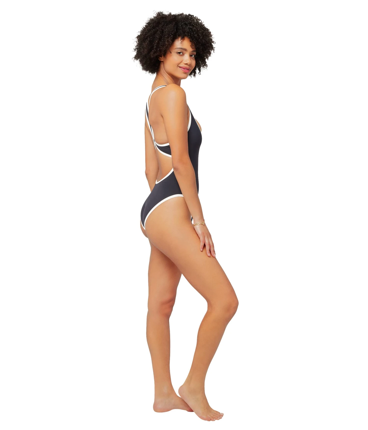 L*Space Color-Block Ebony One-Piece Classic - Image 2