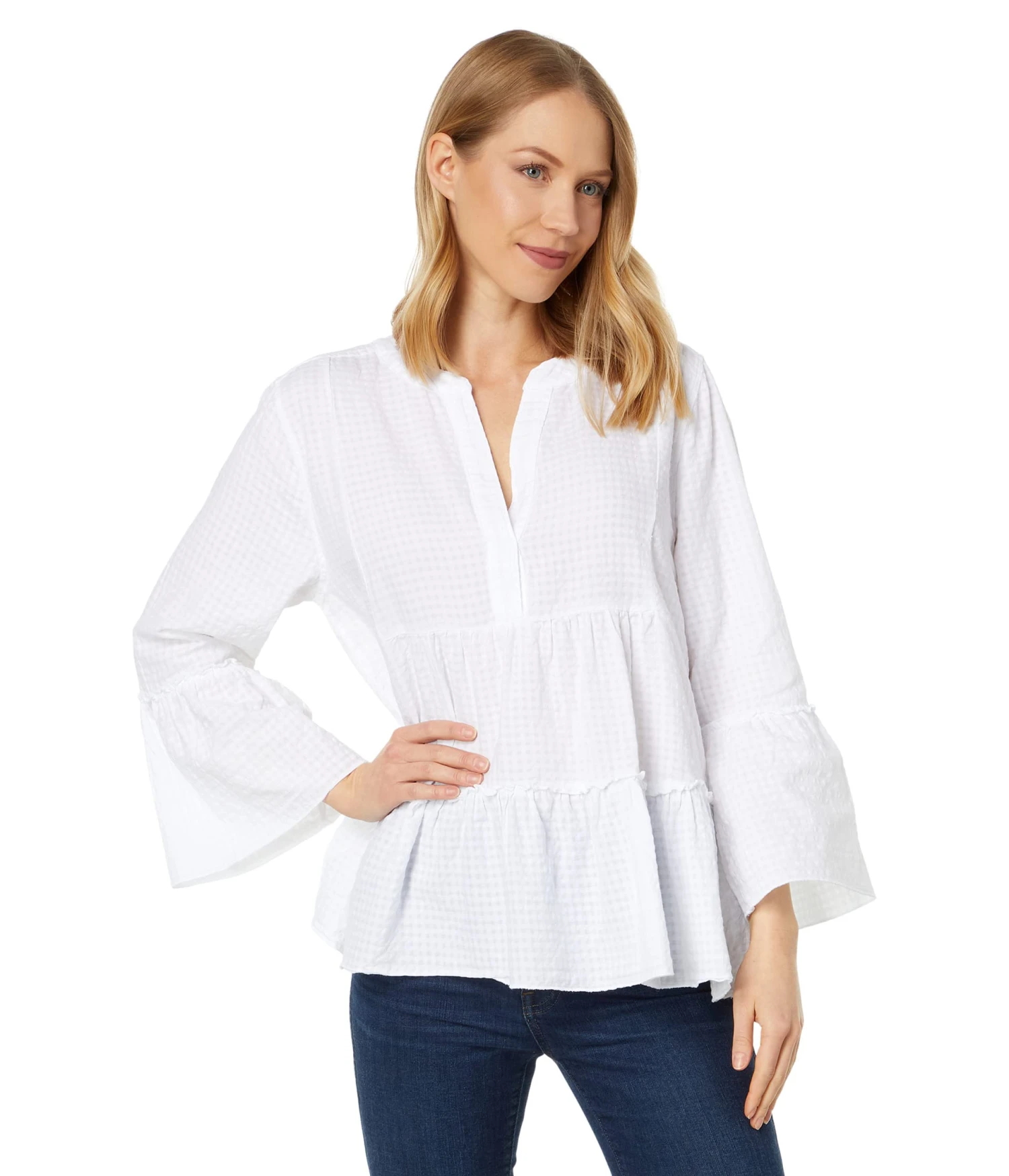 Dylan By True Grit Reese Cotton Ella Blouse