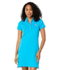U.S. POLO ASSN. Solid Polo Dress