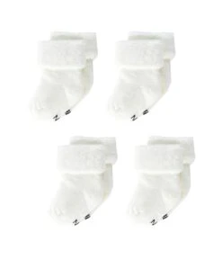 Jefferies Socks Turn Cuff Bootie 4-Pack (Infant)