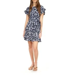 MICHAEL Michael Kors Palm Ruffle Wrap Dress