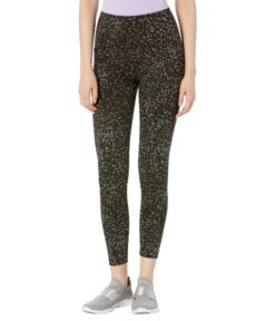 Lysse Knit Denim Leggings With Pattern