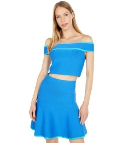BCBGMAXAZRIA Bodycon Off-the-Shoulder Knit Top