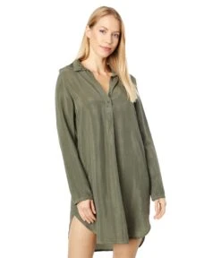 Hard Tail Long Sleeve Tunic Dress
