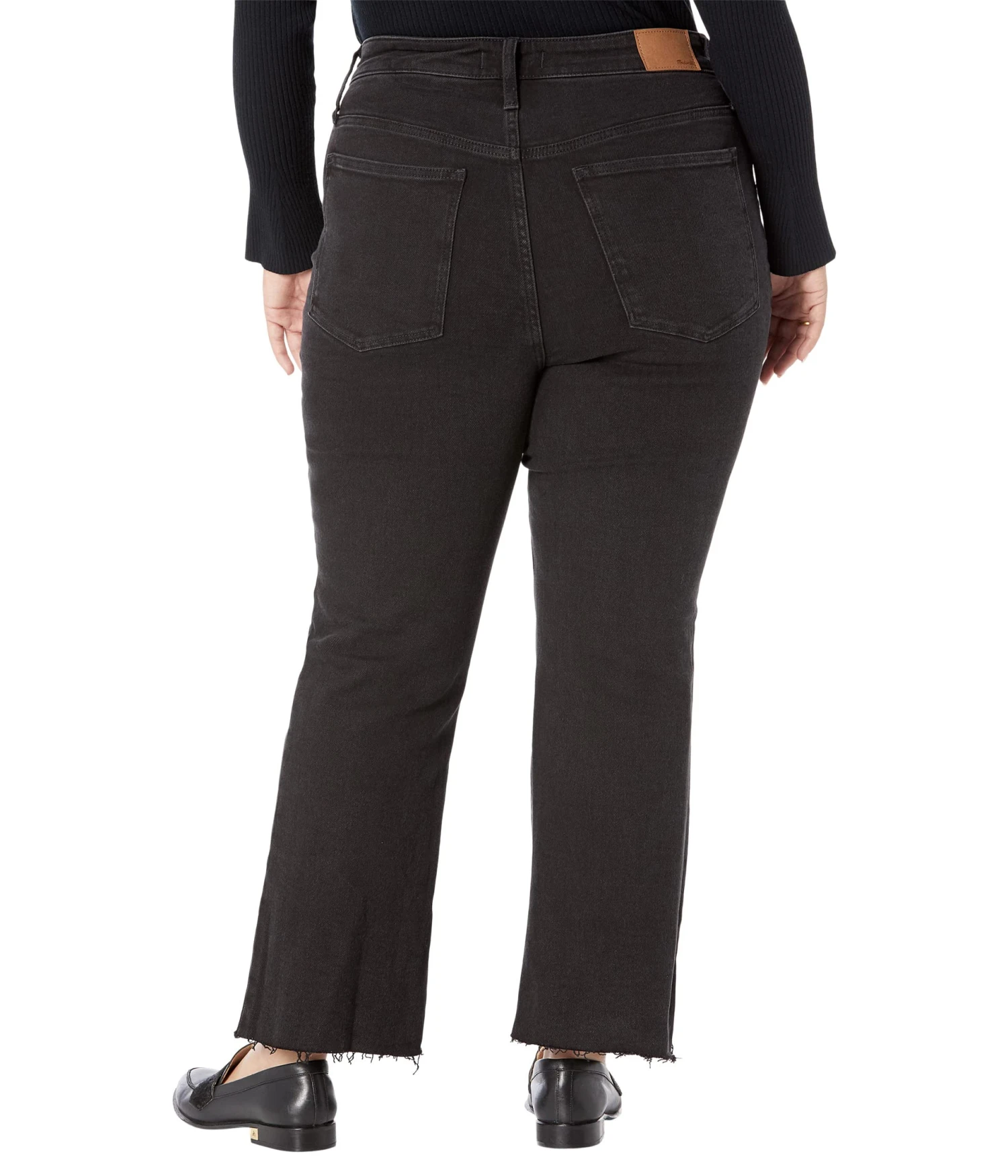 Madewell Plus Cali Demi-Boot Jeans In Bayland Wash: Raw-Hem Edition - Image 2