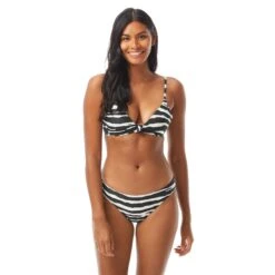 Vince Camuto Zebra Knotted Bikini Top
