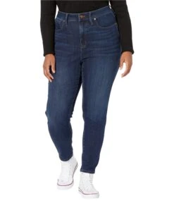 Madewell Plus Curvy High-Rise Skinny Jeans In Woodland Wash: TENCEL™ Denim Edition