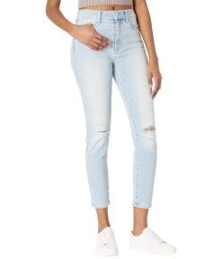 7 For All Mankind The High-Waist Ankle Skinny In Beverly Boulevard