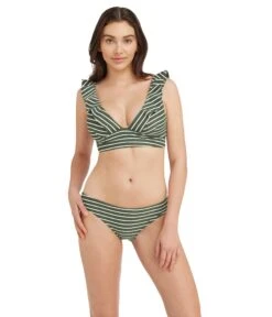 SEA LEVEL SWIM Chamarel Bonded Frill Bra Top