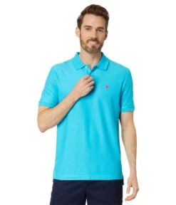 U.S. POLO ASSN. USPA Performance Pique Short Sleeve Polo