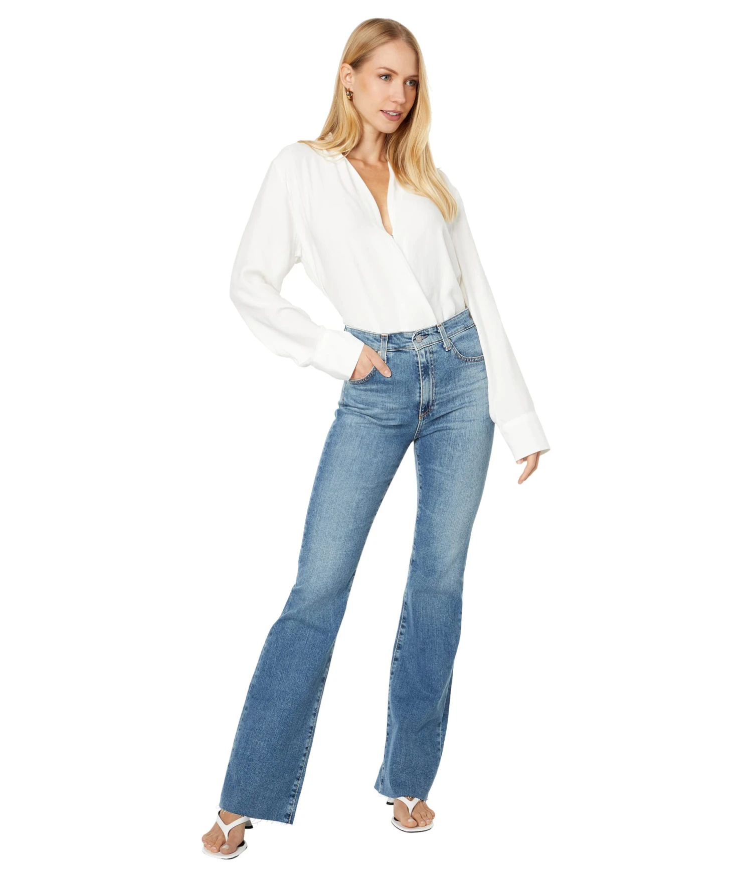 AG Jeans Alexxis Boot In 17 Years Waveview - Image 4