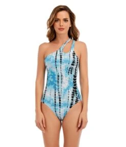 Lucky Brand Beach Wave Asymmetrical One-Piece