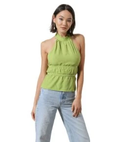 Line And Dot Sienna Halter Top