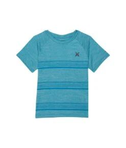 Hurley Kids Striped UPF Shirt (Little Kids)