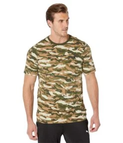 PUMA Big & Tall Essentials + Camo All Over Print Tee