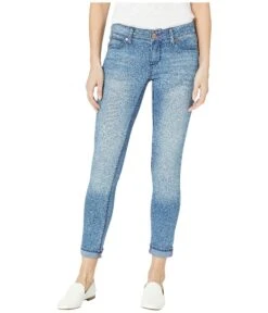 U.S. POLO ASSN. Zoe Skinny Ankle Pants In Blue Print