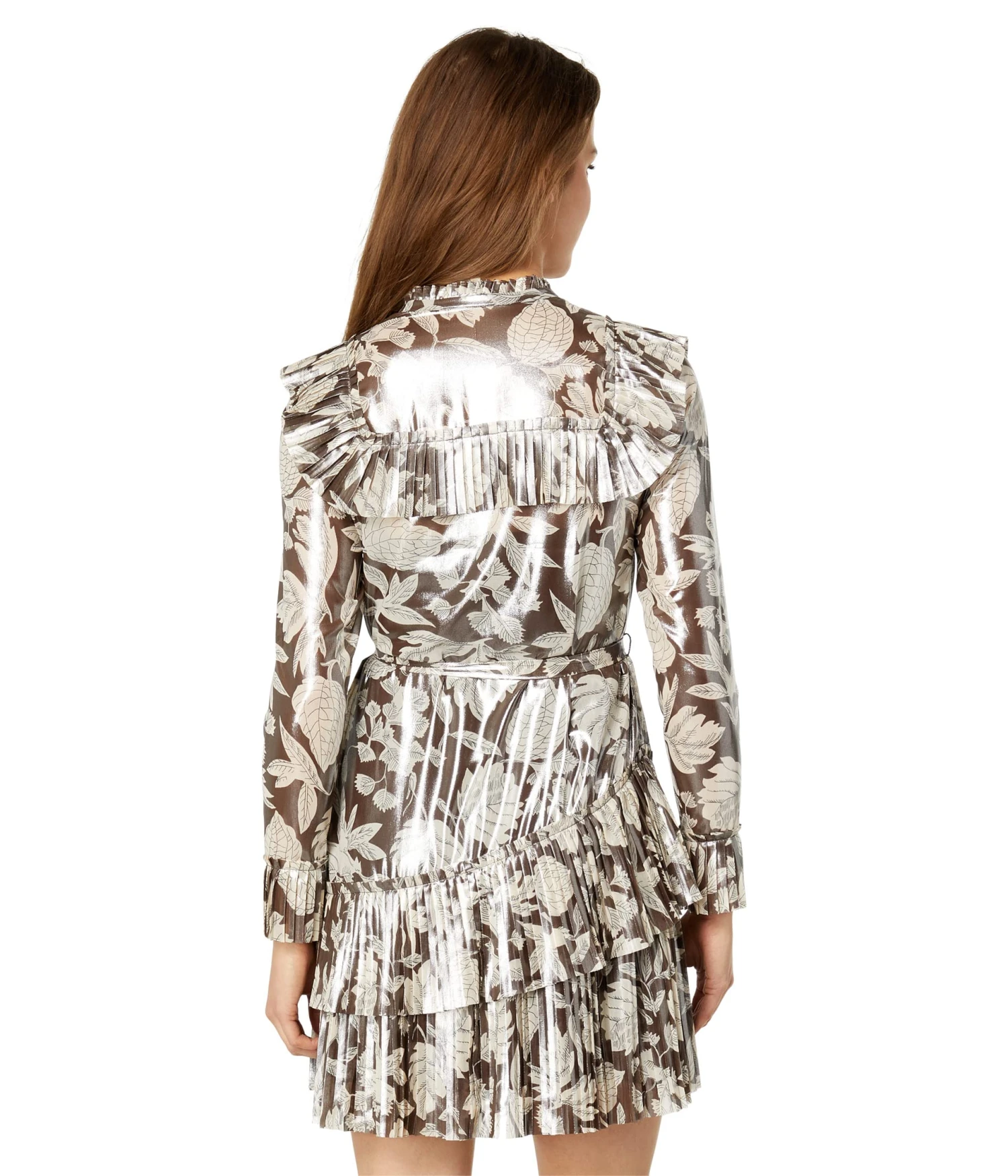 Ted Baker Alyvia Ruffle Detail Mini Shirtdress - Image 2