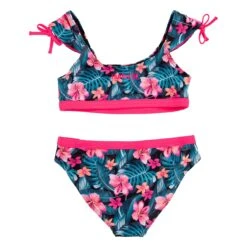 Hurley Kids UPF 50+ Crop Top Tankini Swimsuit Set (Big Kids)