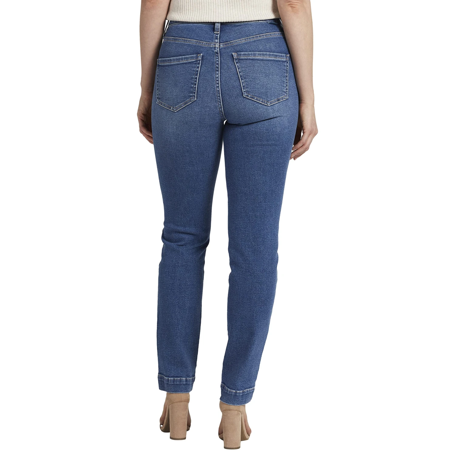 Jag Jeans Petite Valentina High-Rise Straight Leg Pull-On Jeans - Image 2