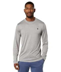 U.S. POLO ASSN. USPA Long Sleeve Space Dye UV Top