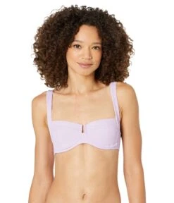 L*Space Pointelle Rib Camellia Top