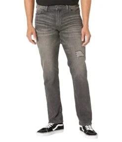 True Religion Geno Slim Renegade SN In Dark Asphalt