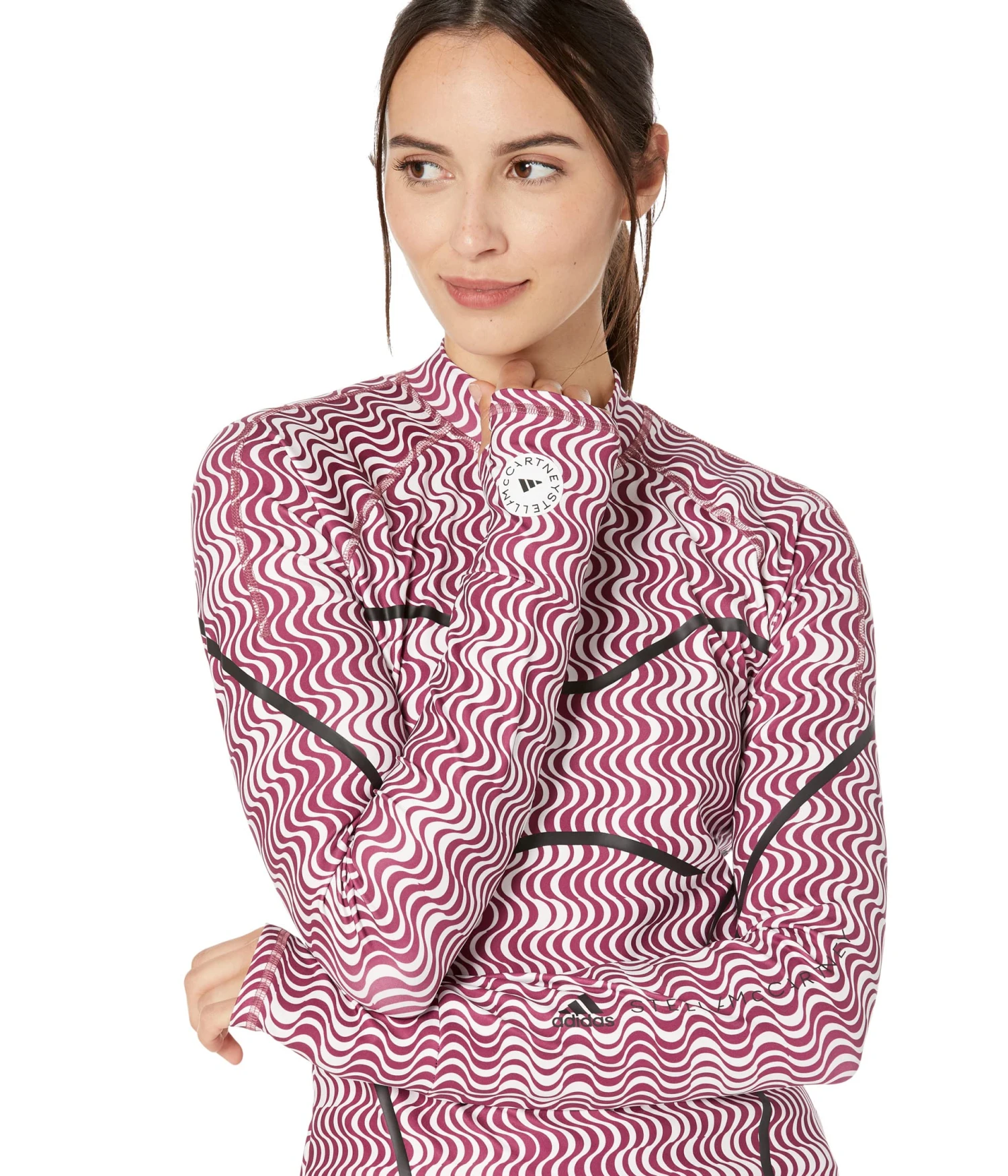 Adidas By Stella McCartney Training Long Sleeve Printed HI6038 - Image 3